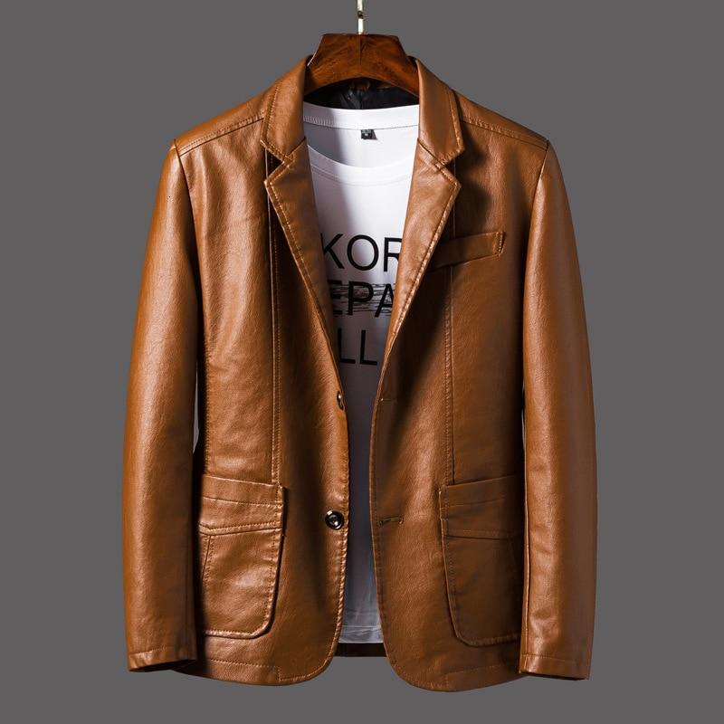 Lederblazerjacke für Herren