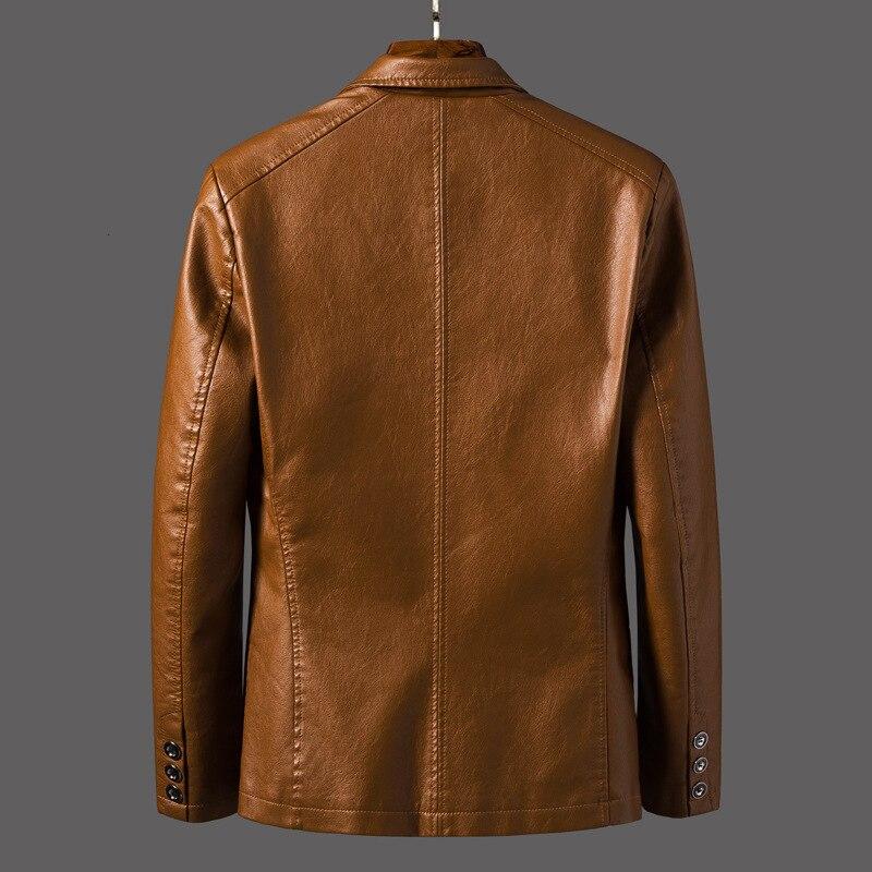 Lederblazerjacke für Herren