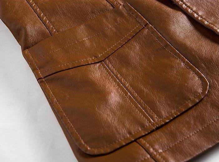 Lederblazerjacke für Herren