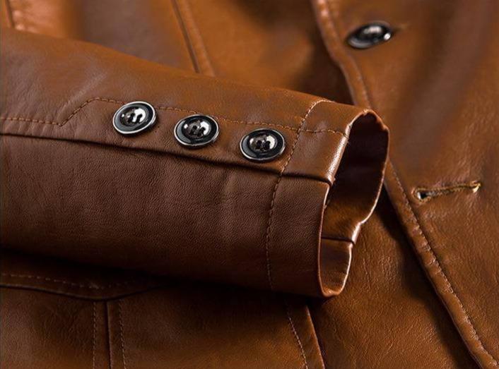 Lederblazerjacke für Herren