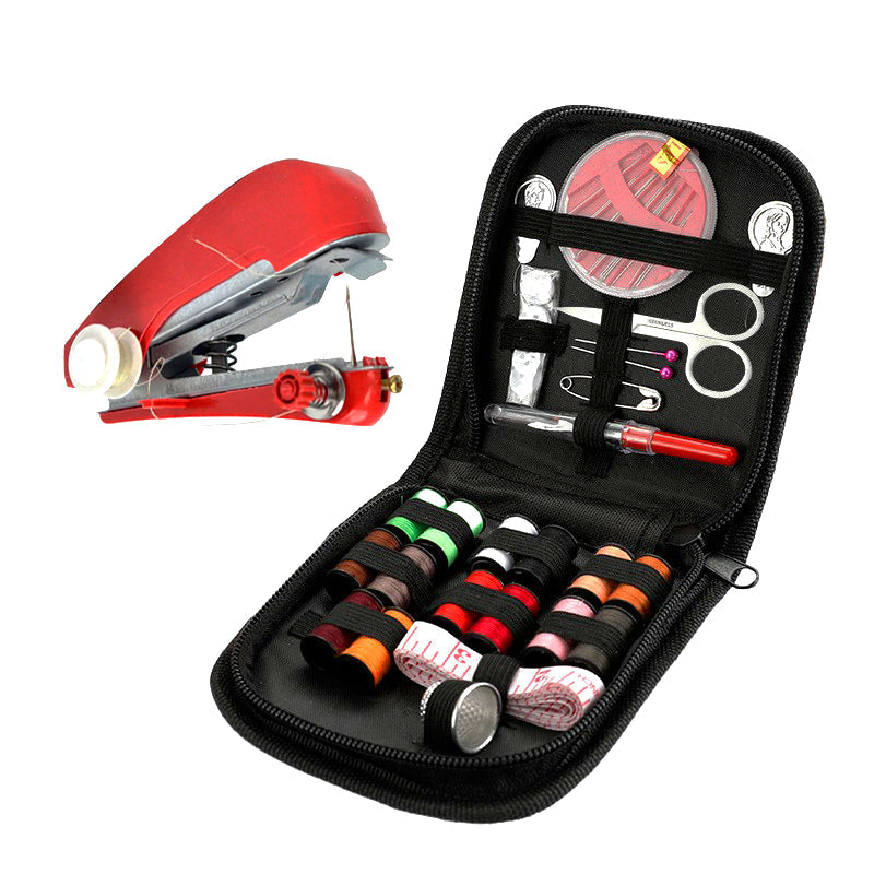 Leichte, kompakte Nähmaschine mit Starter-Set