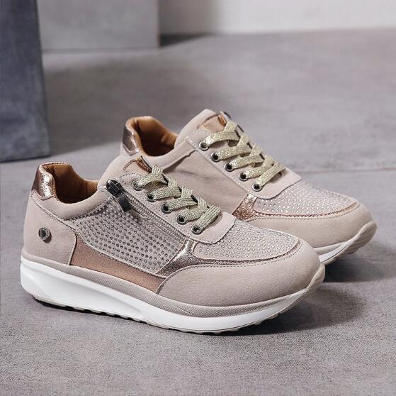 Leichte Damen-Sneaker mit Reißverschluss