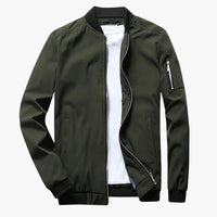 Leichte Herren-Bomberjacke im Slim Fit für Frühling und Sommer