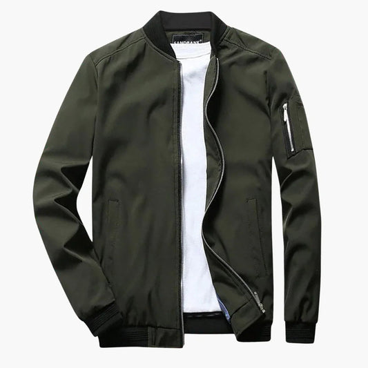 Leichte Herren-Bomberjacke im Slim Fit für Frühling und Sommer