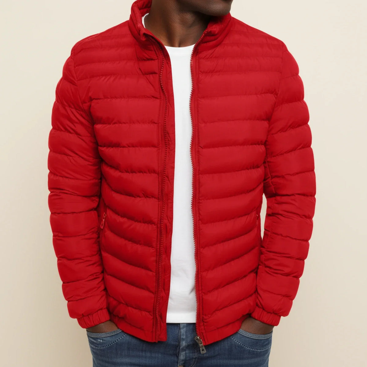 Leichte Pufferjacke für Herren
