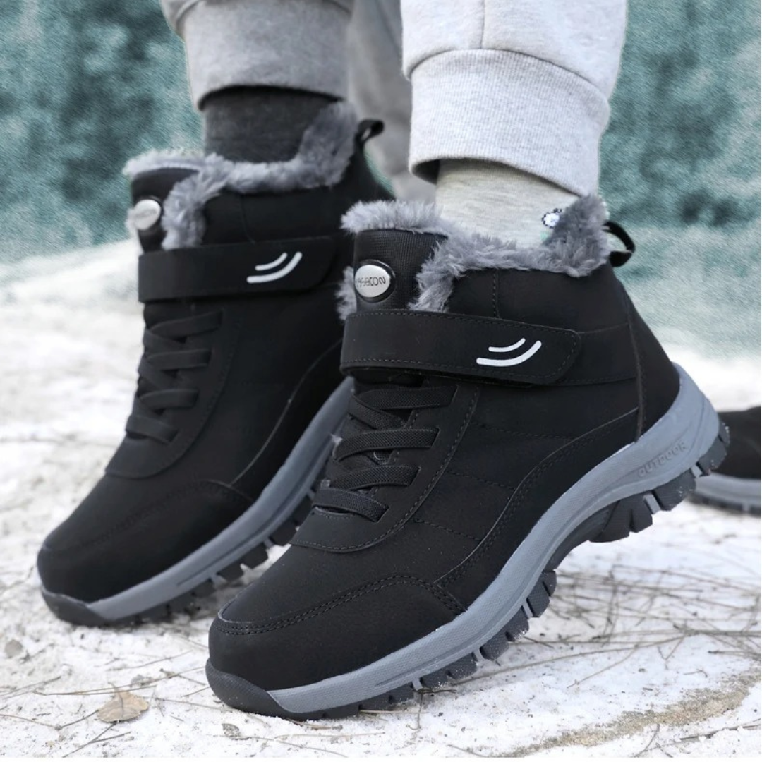 Leichte Schneestiefel für Damen mit Fell