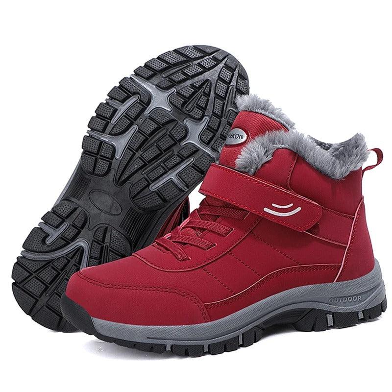Leichte Schneestiefel für Damen mit Fell