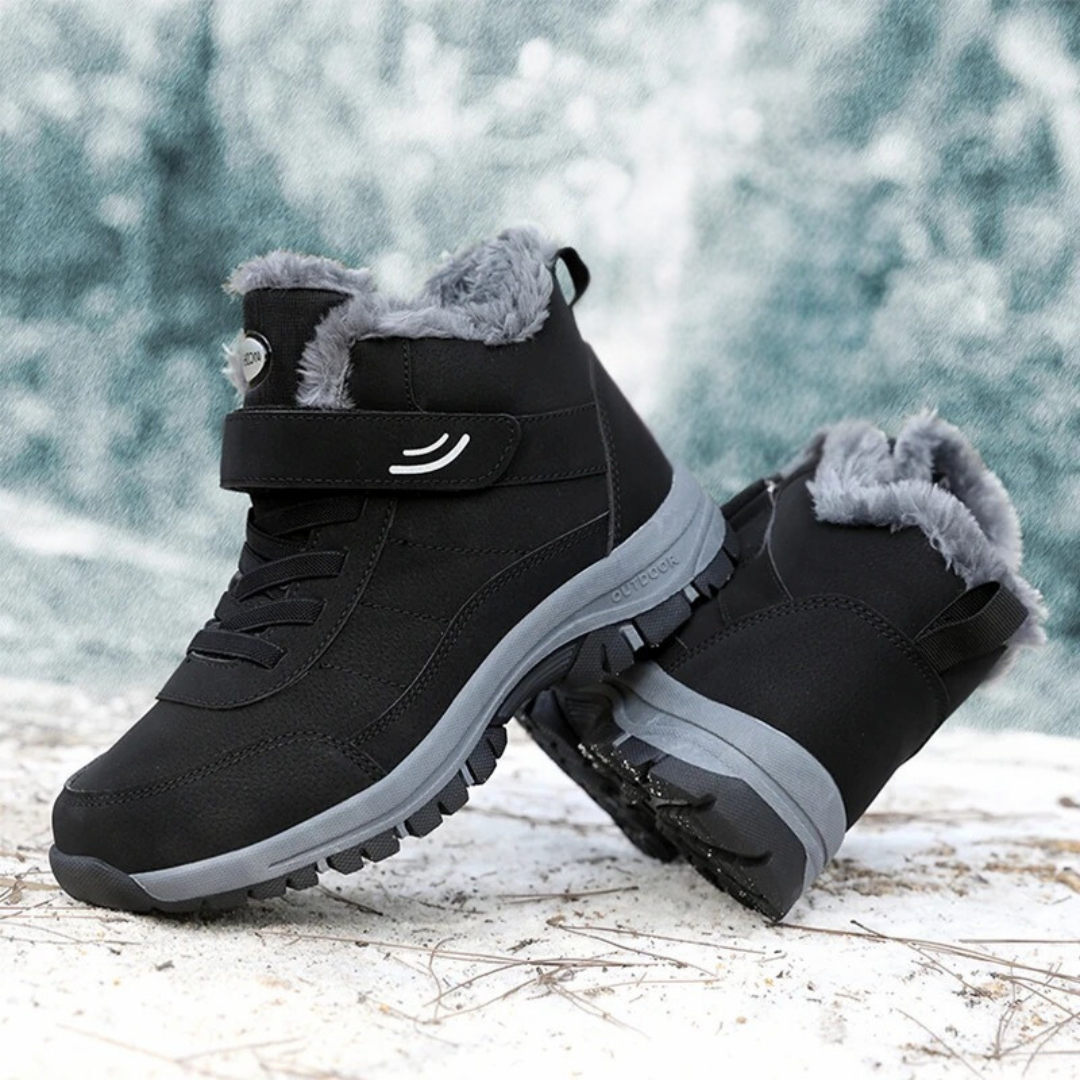 Leichte Schneestiefel für Damen mit Fell
