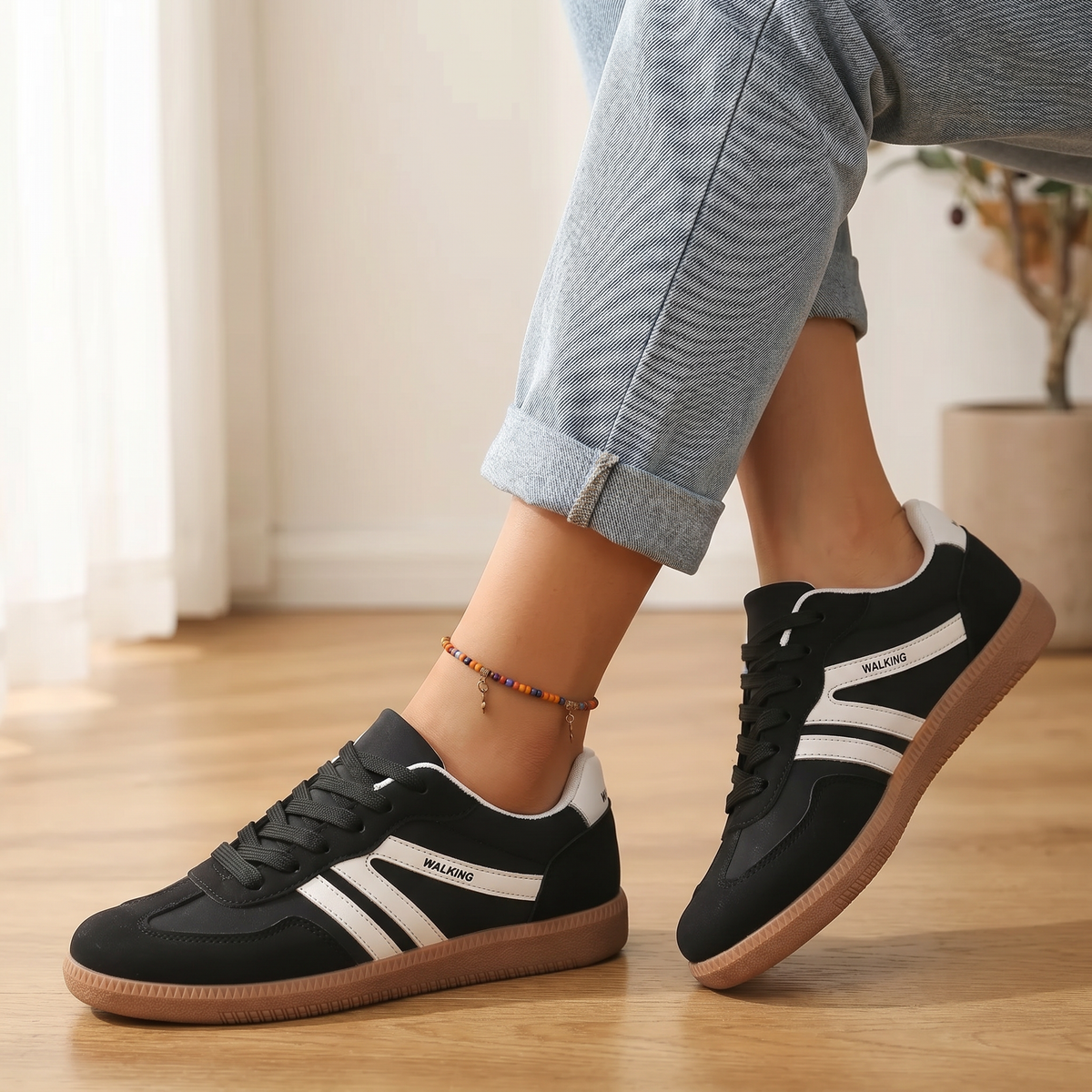 Leichte Slip-On-Sneaker für Damen | Bequeme Walking-Schuhe für den Alltag