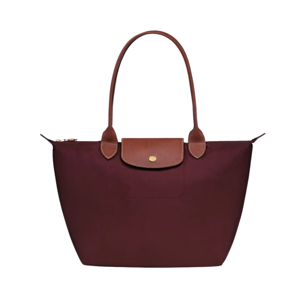 Leichte und praktische Handtasche aus Nylon und Leder für den Alltag
