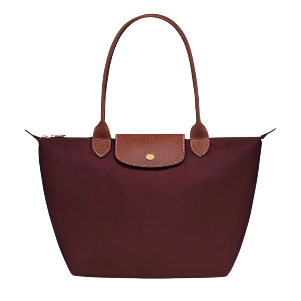 Leichte und praktische Handtasche aus Nylon und Leder für den Alltag