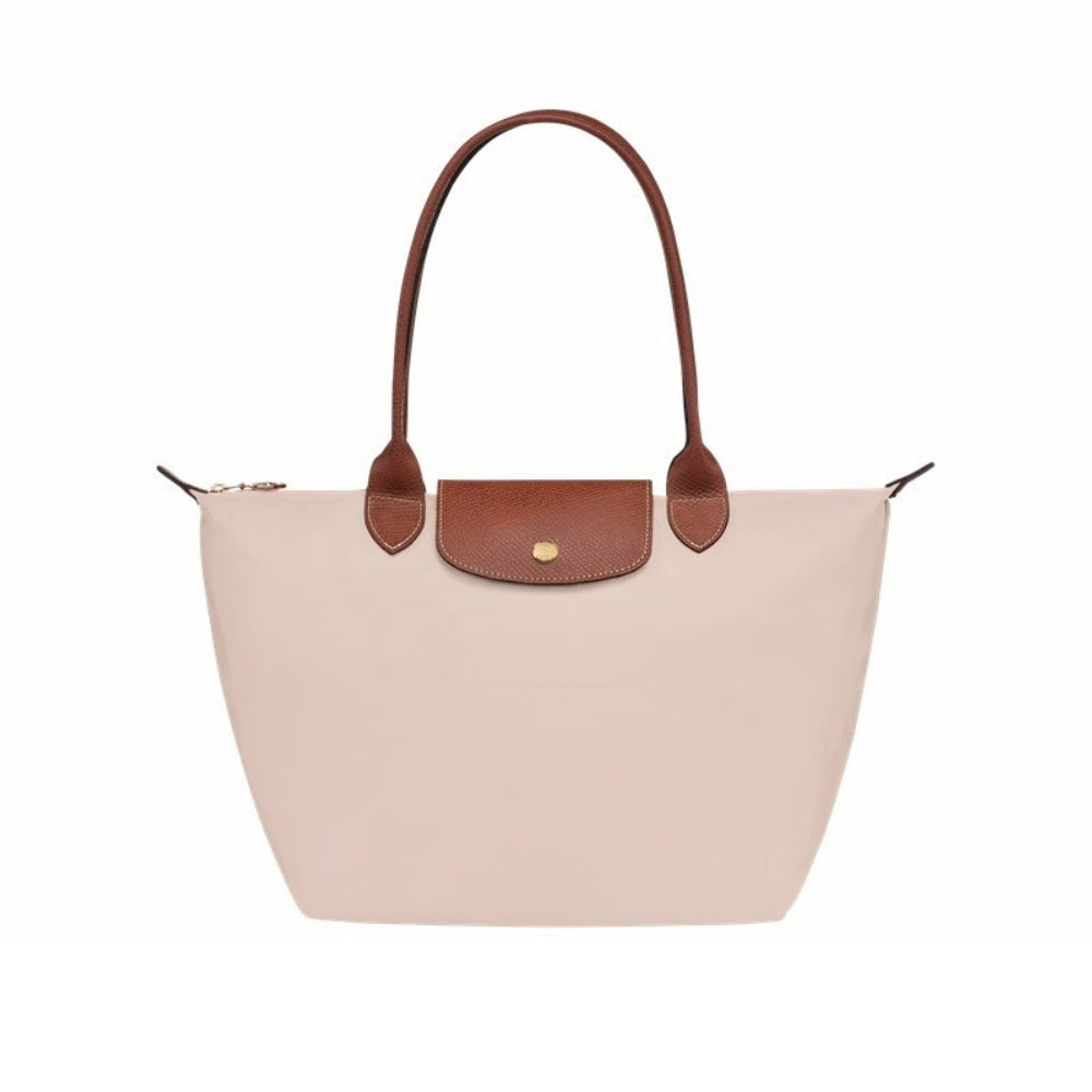 Leichte und praktische Handtasche aus Nylon und Leder für den Alltag