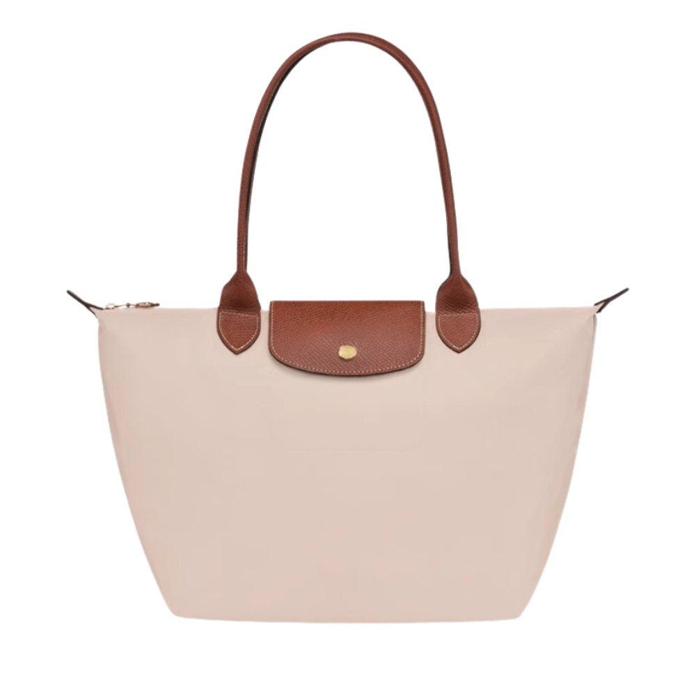 Leichte und praktische Handtasche aus Nylon und Leder für den Alltag