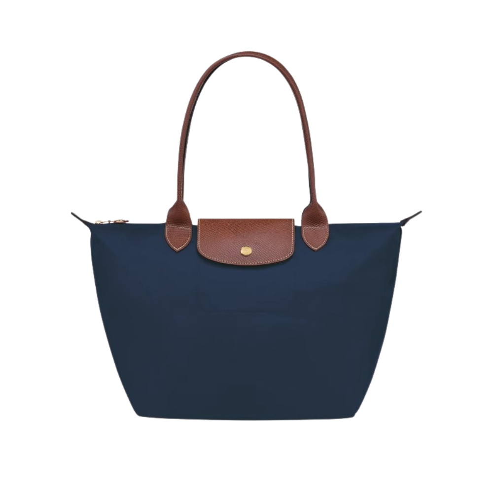 Leichte und praktische Handtasche aus Nylon und Leder für den Alltag