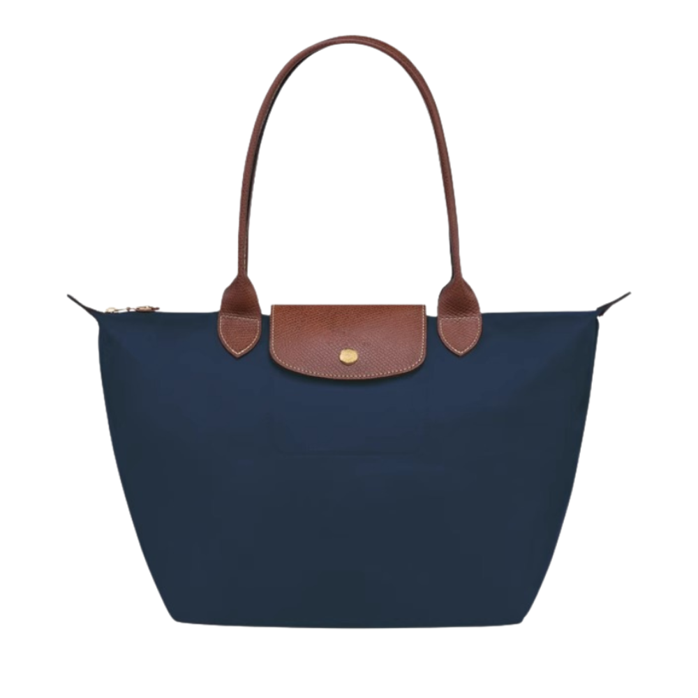 Leichte und praktische Handtasche aus Nylon und Leder für den Alltag