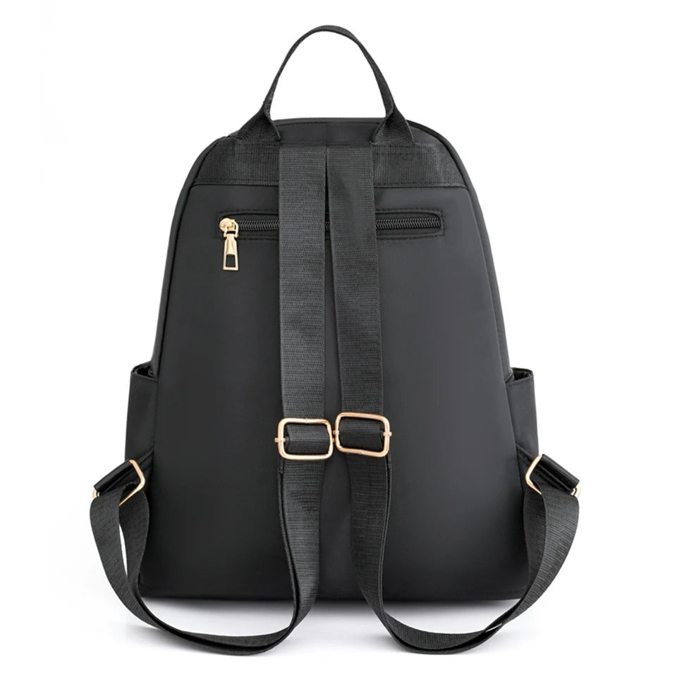 Leichter, wasserabweisender Nylon-Rucksack für Damen für Reisen und Schule