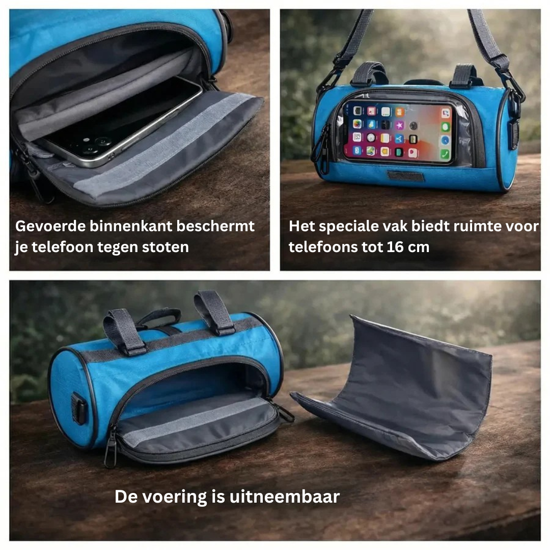 Lenkertasche – Wasserdichte Fahrradtasche mit Touchscreen