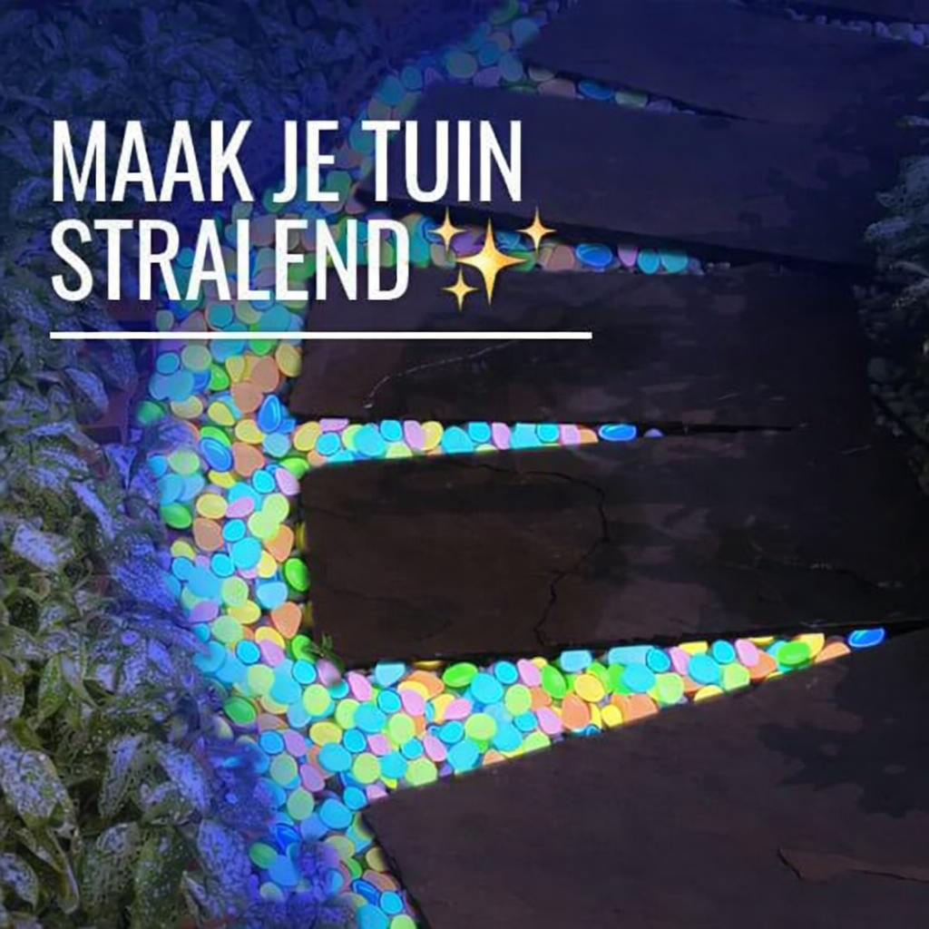 Leuchtende Kieselsteine