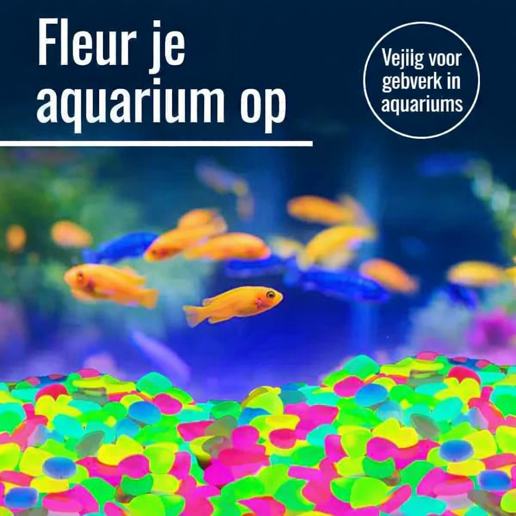 Leuchtende Kieselsteine