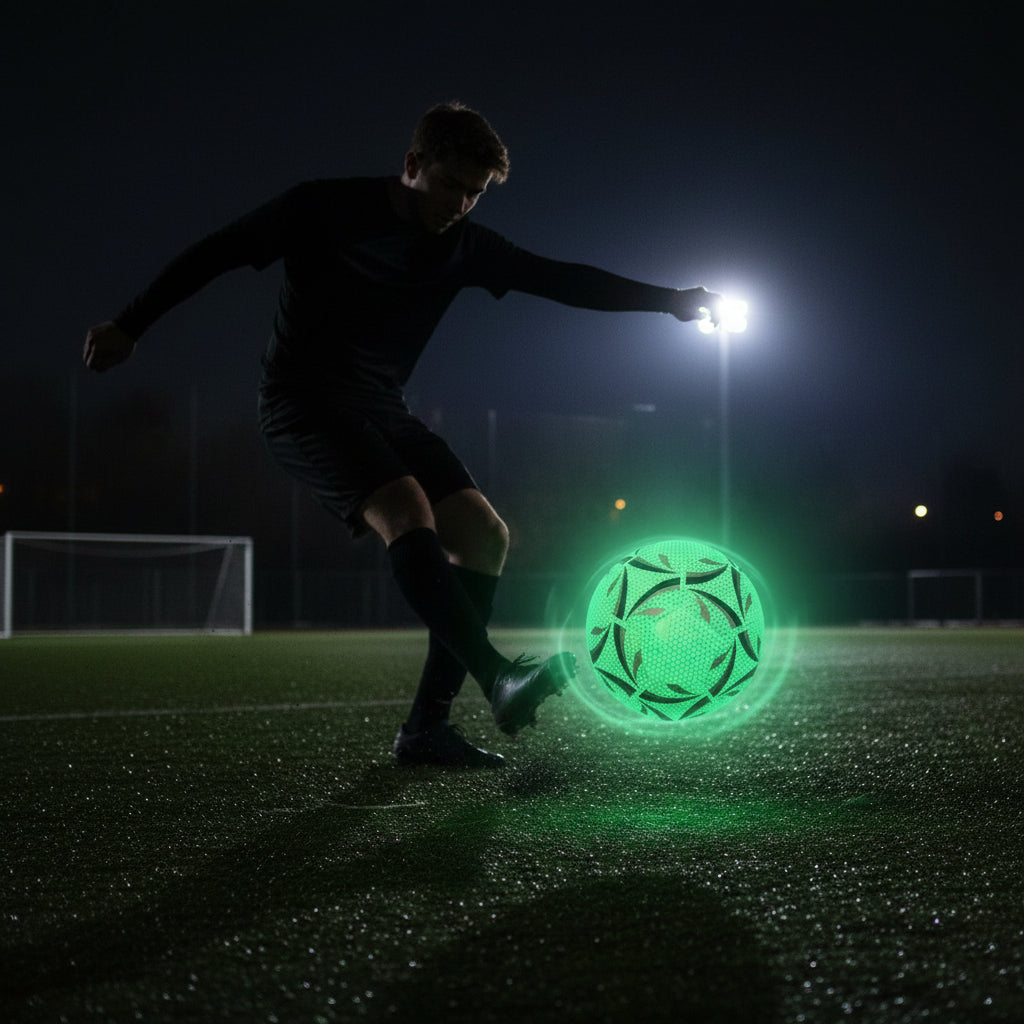 Leuchtender LED-Fußball – selbstleuchtend und stoßfest