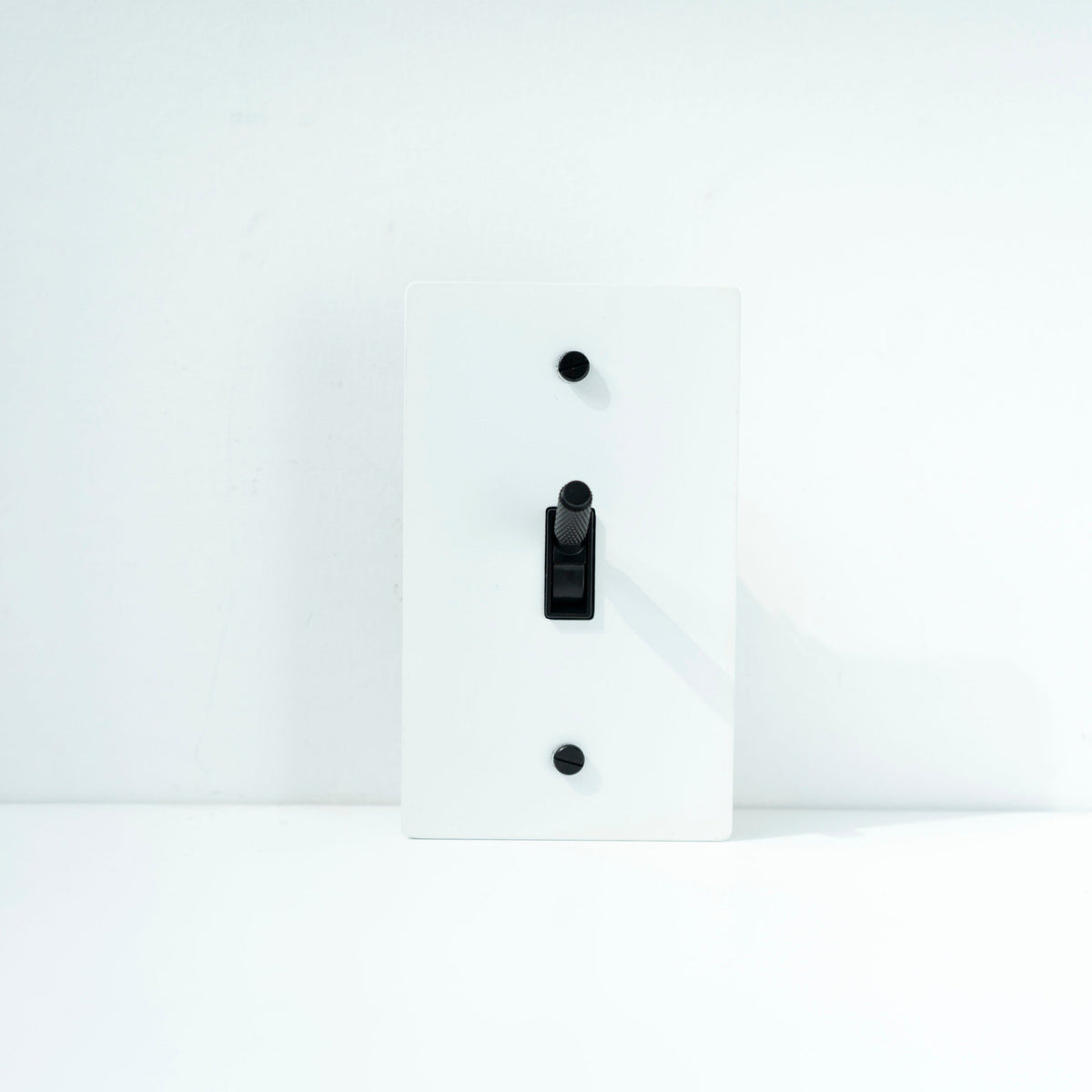 Lichtschalter aus Messing (1-fach)