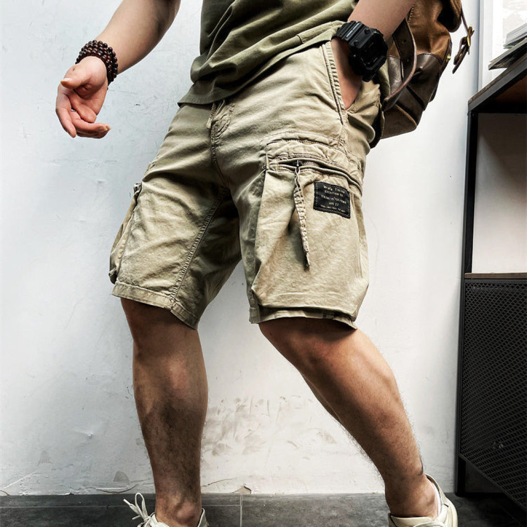 Locker geschnittene Cargo-Shorts für Herren