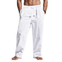 Locker geschnittene Herrenhose mit Kordelzug