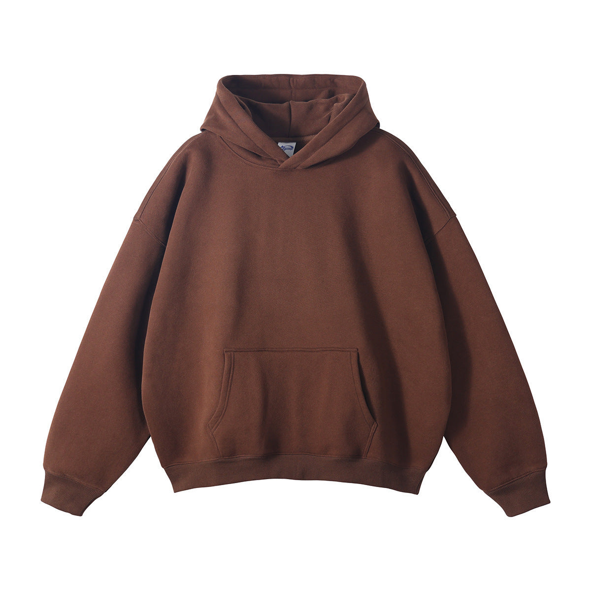 Locker geschnittener Unisex-Hoodie aus Bio-Baumwolle mit Kängurutasche