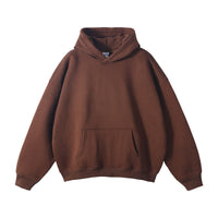 Locker geschnittener Unisex-Hoodie aus Bio-Baumwolle mit Kängurutasche