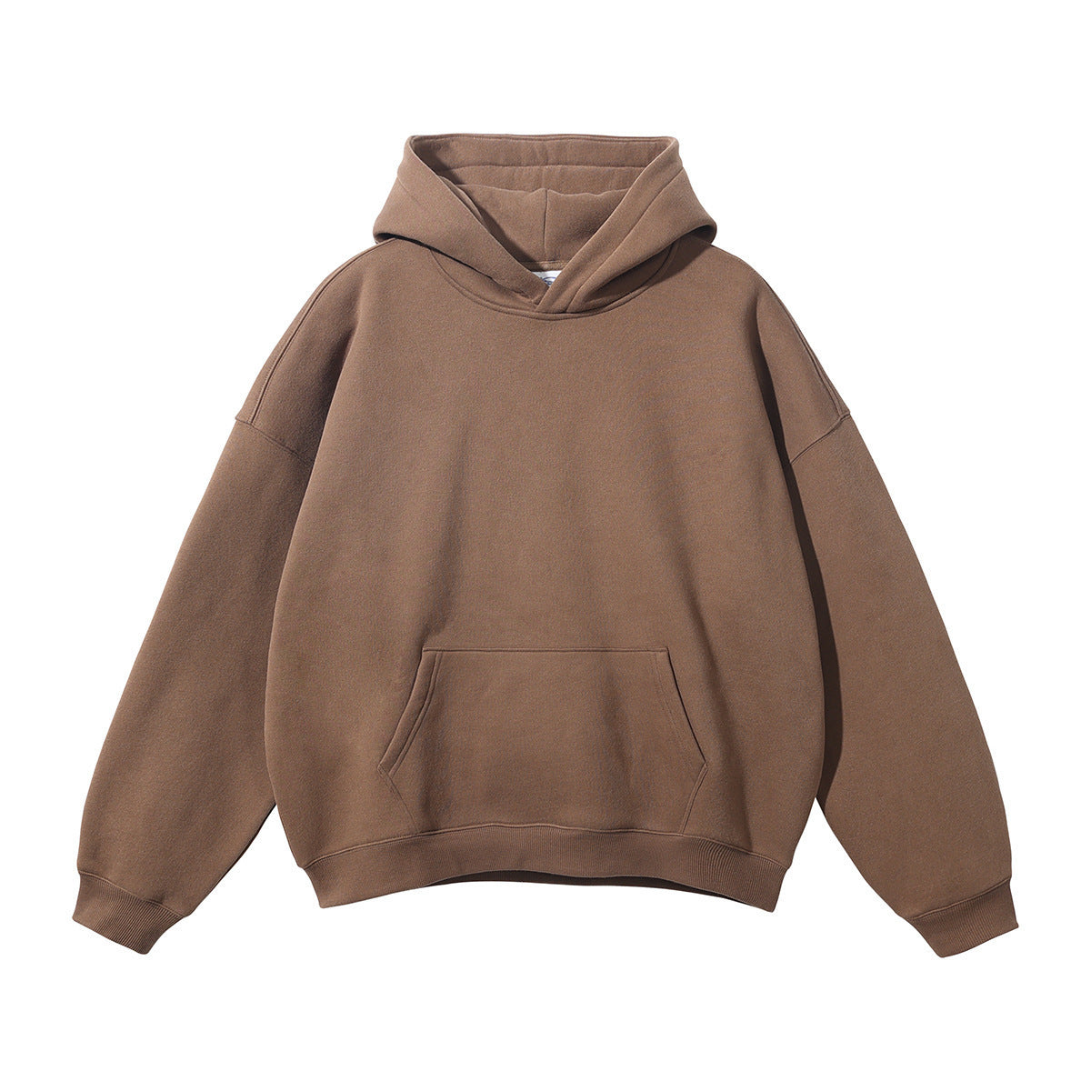 Locker geschnittener Unisex-Hoodie aus Bio-Baumwolle mit Kängurutasche