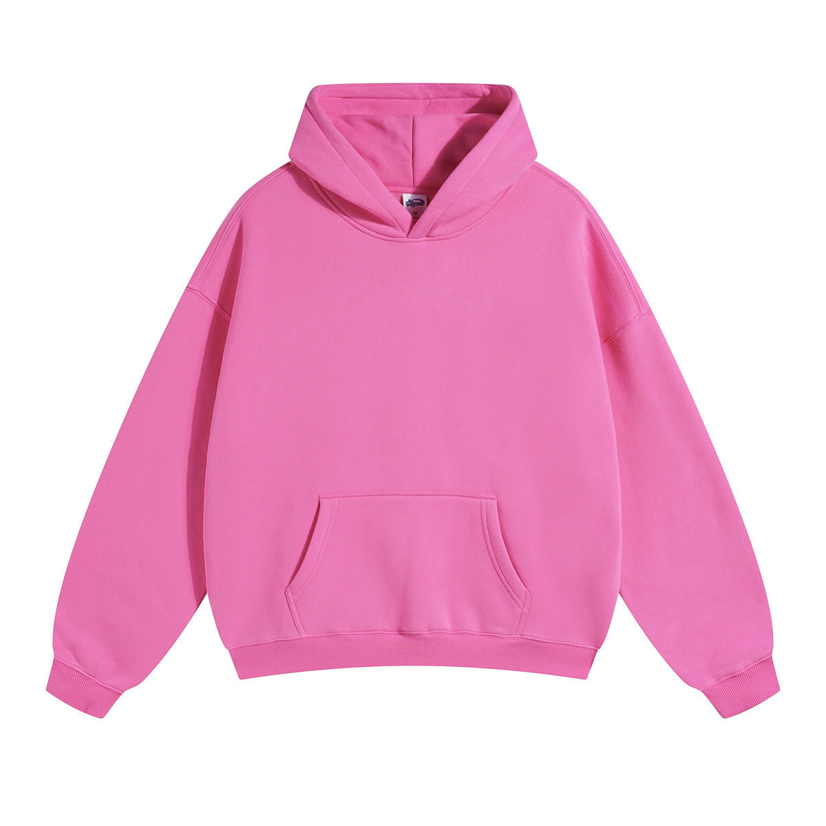 Locker geschnittener Unisex-Hoodie aus Bio-Baumwolle mit Kängurutasche