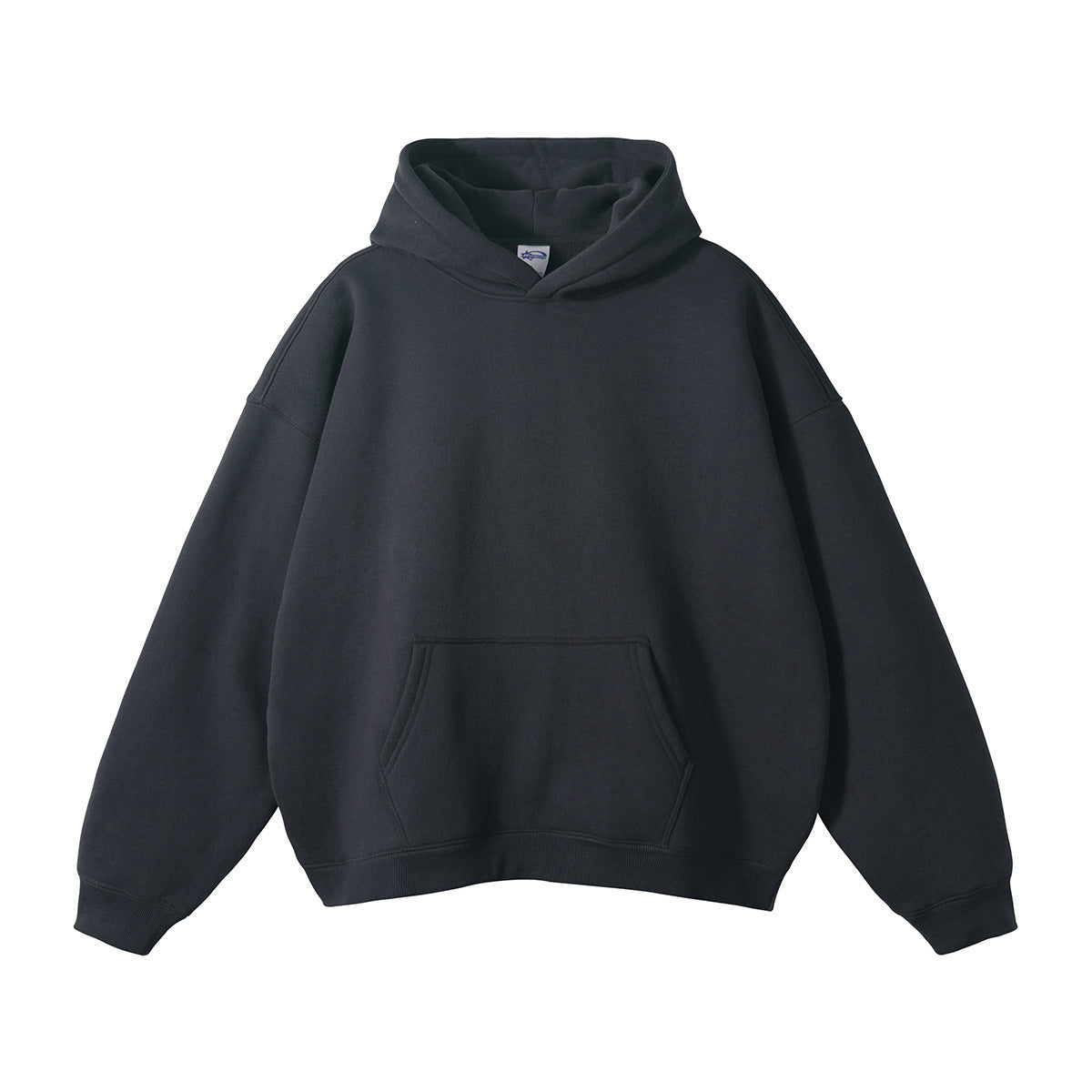 Locker geschnittener Unisex-Hoodie aus Bio-Baumwolle mit Kängurutasche