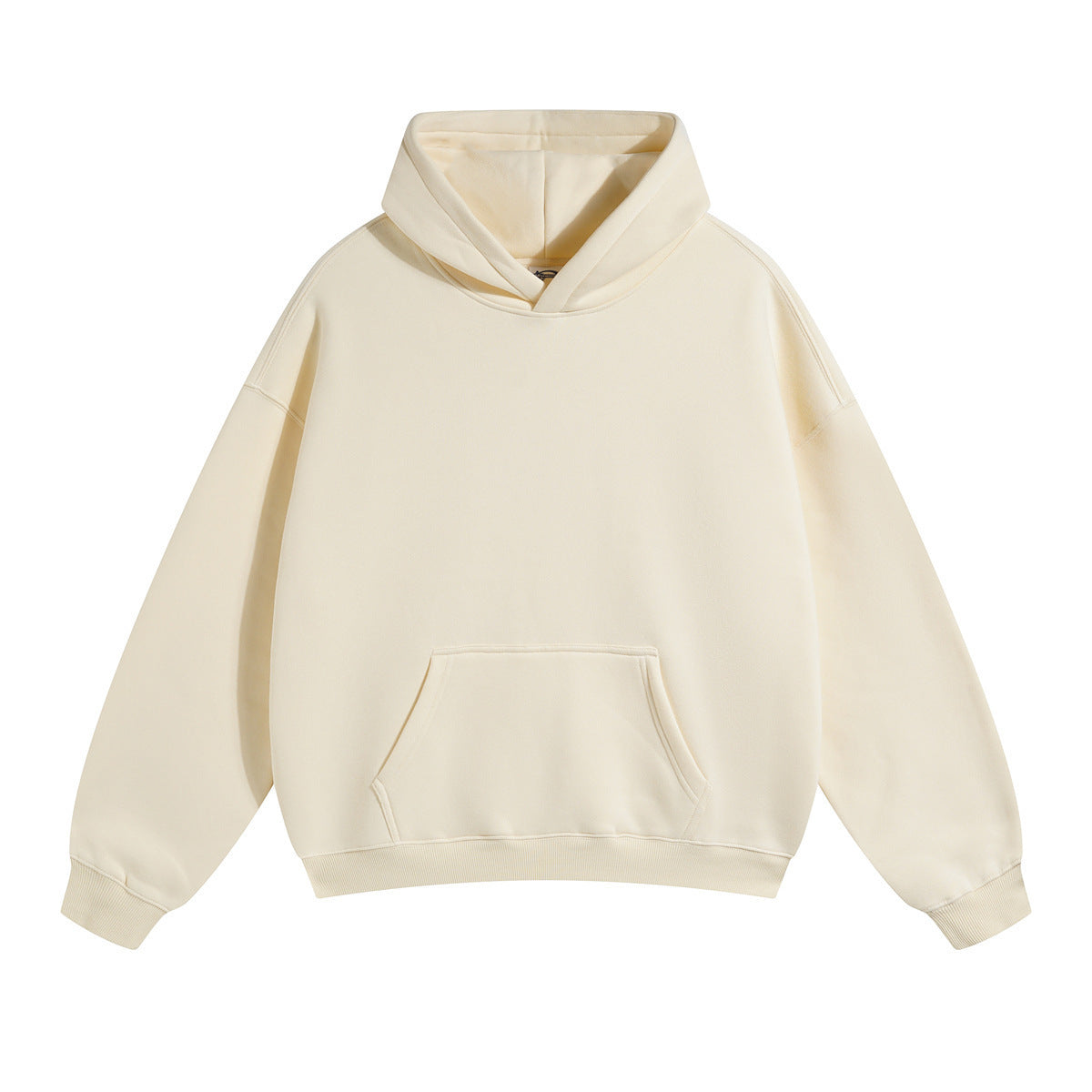 Locker geschnittener Unisex-Hoodie aus Bio-Baumwolle mit Kängurutasche