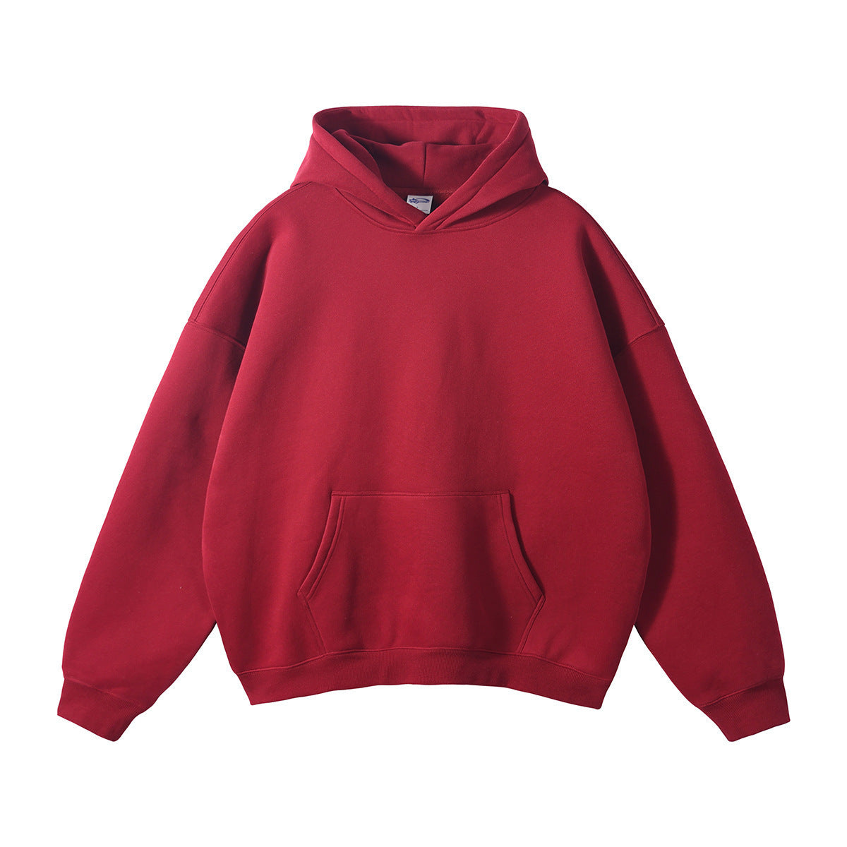 Locker geschnittener Unisex-Hoodie aus Bio-Baumwolle mit Kängurutasche
