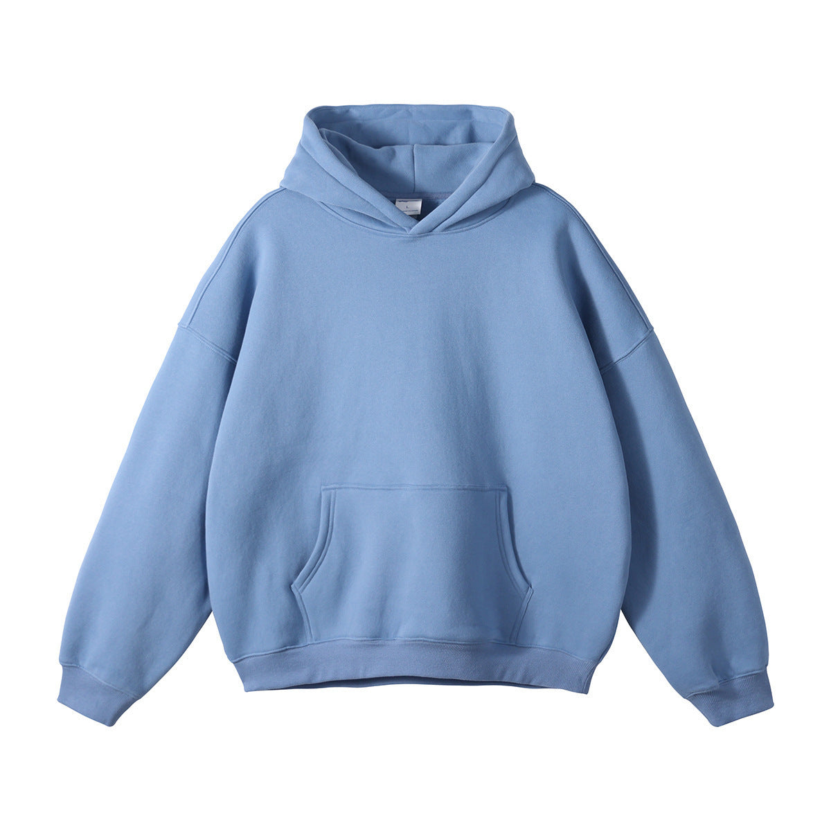 Locker geschnittener Unisex-Hoodie aus Bio-Baumwolle mit Kängurutasche