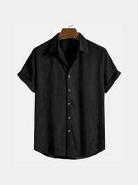 Locker geschnittenes Herren-Button-down-Hemd