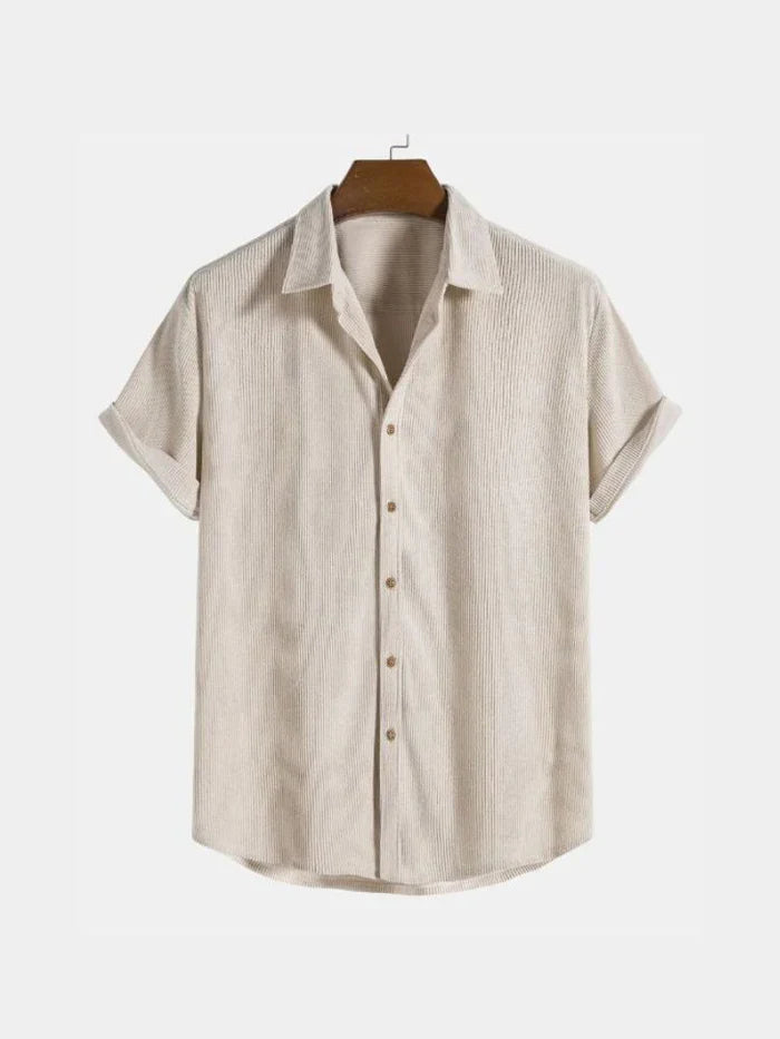 Locker geschnittenes Herren-Button-down-Hemd