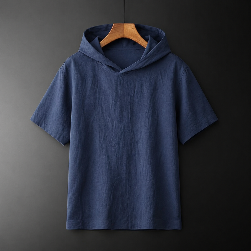 Locker geschnittenes Herren-Kapuzenshirt für atmungsaktiven Tragekomfort