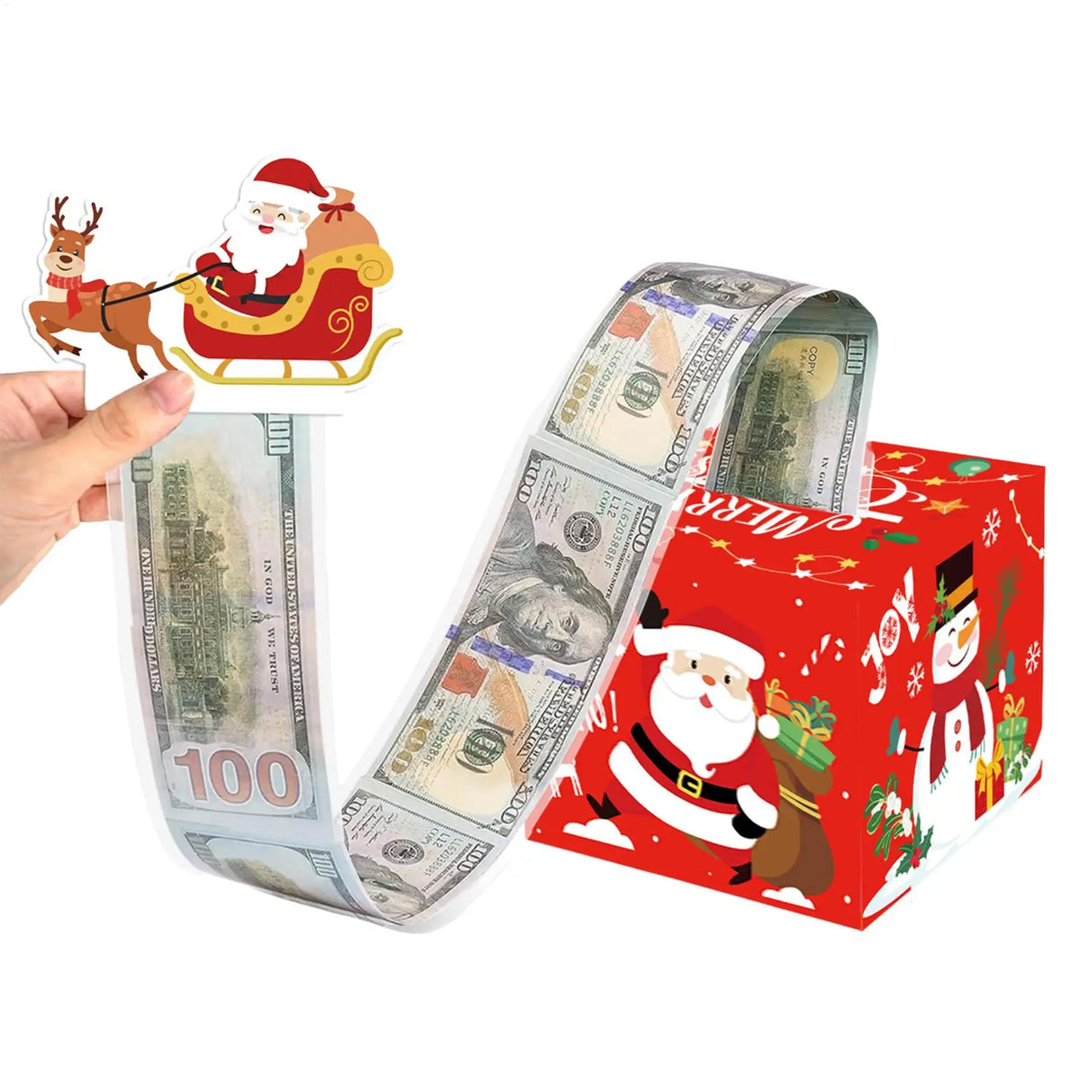 Lustige Weihnachts-Geldgeschenkbox