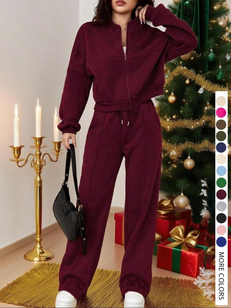 Luxe-Fleece-Loungewear-Set für Damen