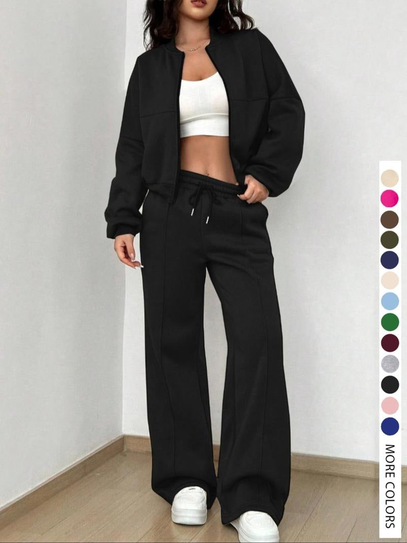 Luxe-Fleece-Loungewear-Set für Damen