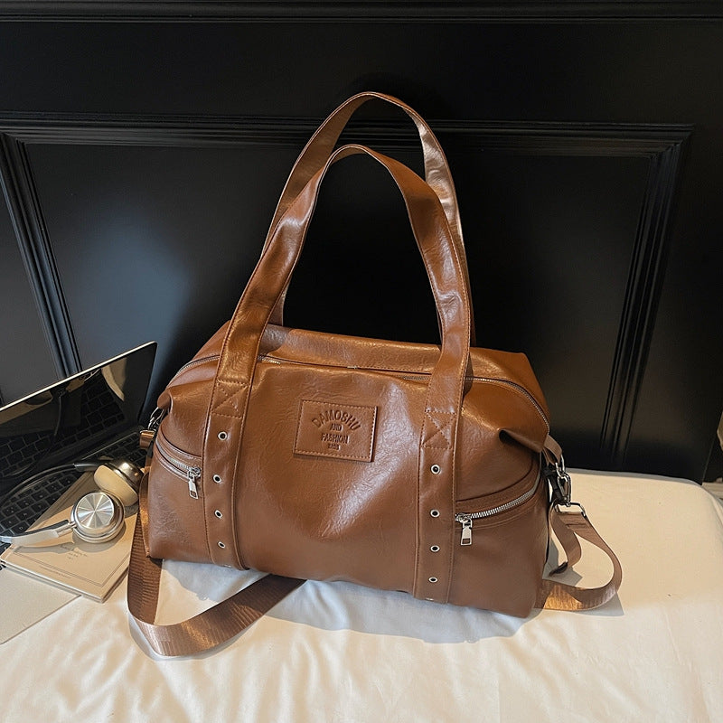 Luxuriöse Reisetasche aus Kunstleder