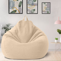 Luxuriöser Leinen-Sitzsack – ergonomisches & stilvolles Komfortmöbel