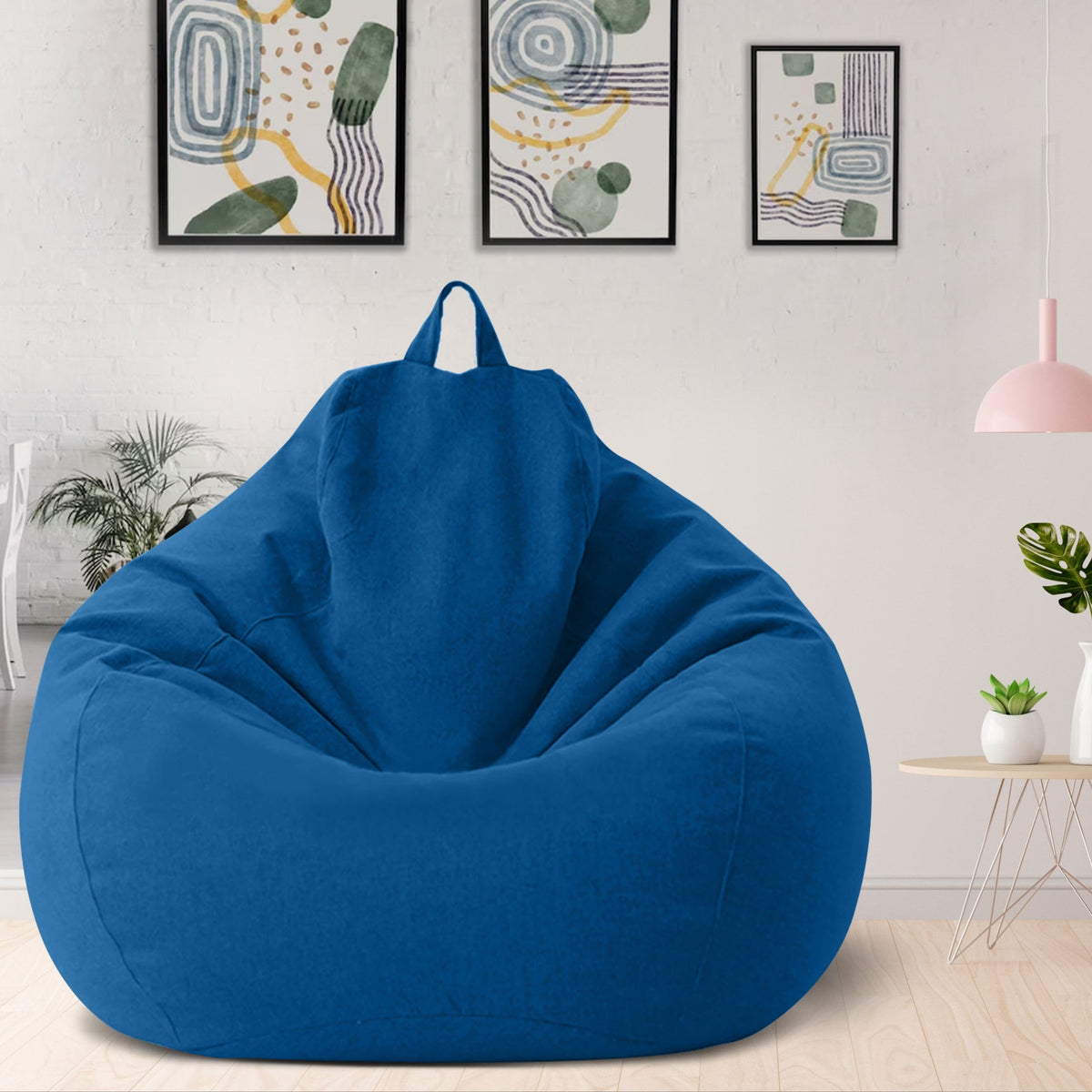 Luxuriöser Leinen-Sitzsack – ergonomisches & stilvolles Komfortmöbel