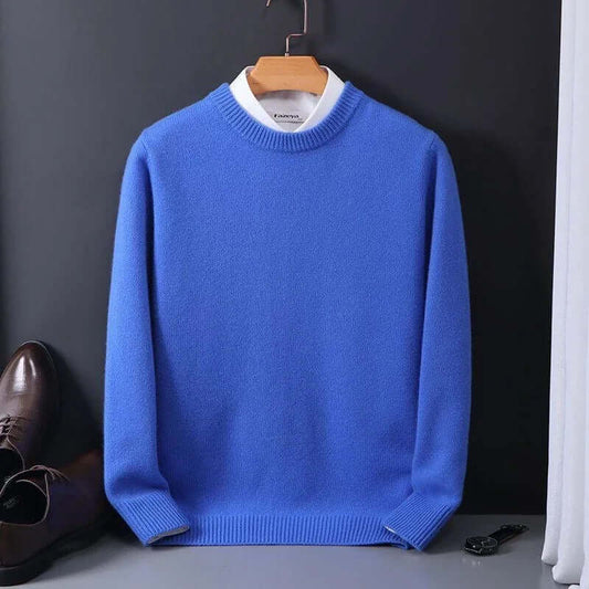 Luxuriöser weicher Strickpullover für Herren