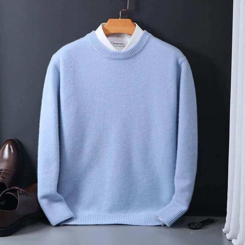 Luxuriöser weicher Strickpullover für Herren