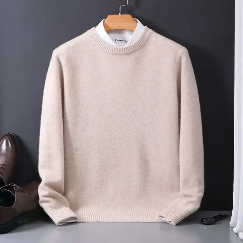 Luxuriöser weicher Strickpullover für Herren