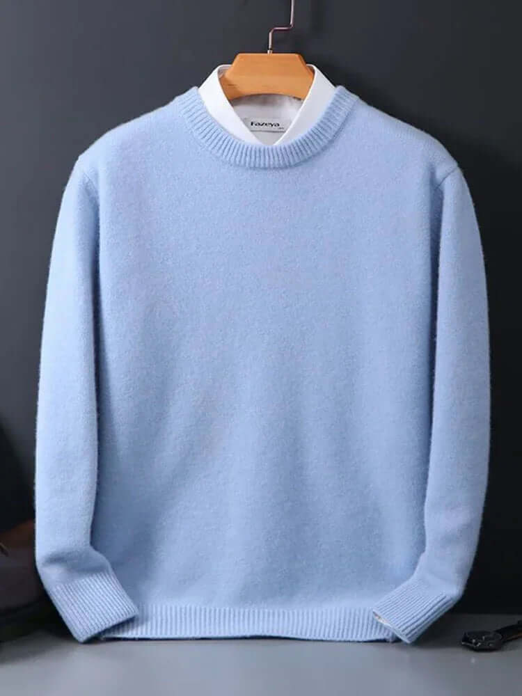 Luxuriöser weicher Strickpullover für Herren