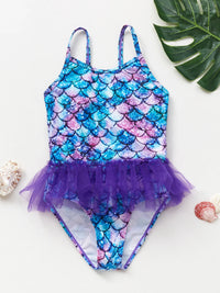Mädchen-Badebekleidung mit Meerjungfrauen- und Einhorn-Motiven – Perfekt für Kinder von 4–8 Jahren