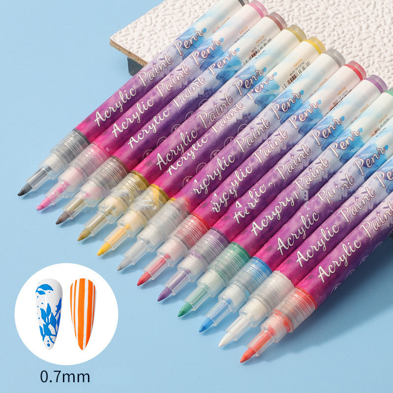 Magic Maniküre-Marker – 12-teiliges Nailart-Set für Frauen